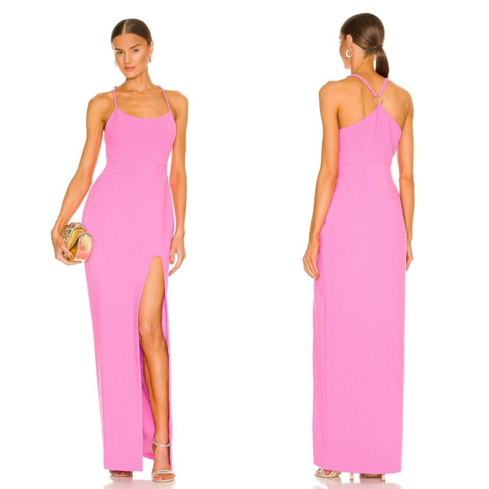 Likely | Sammy Maxi Gown in Pink Sugar Size 0